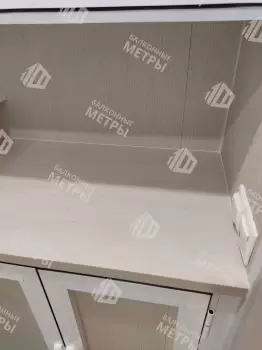 Установка на балконе трёх шкафов